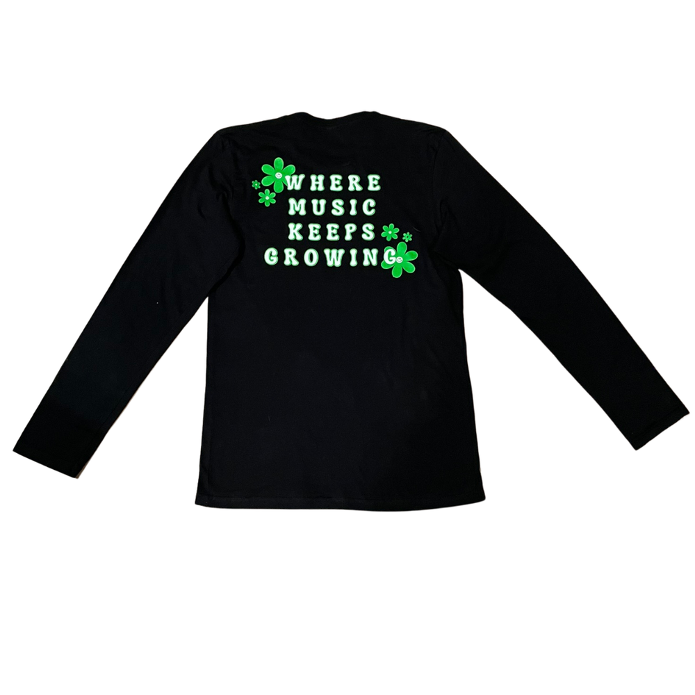RR Choir Flower Black Long Sleeve Shirt — REAGAN HIGH SCHOOL CHOIR